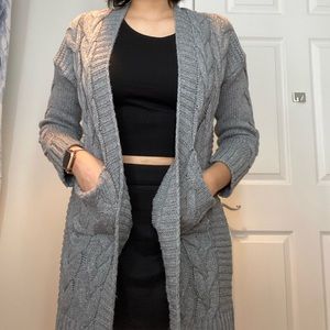 Grey Cardigan